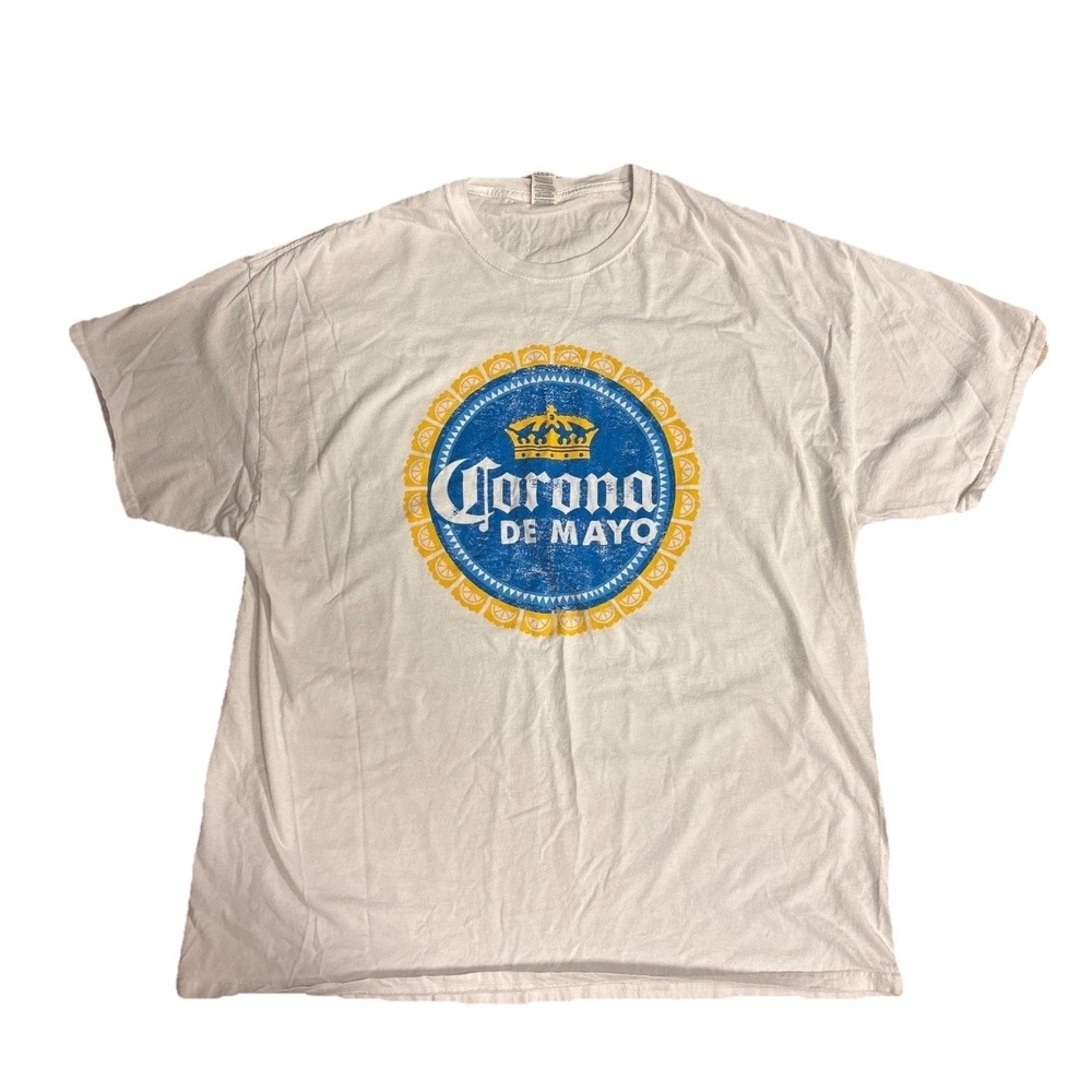 Corona Extra Beer T-shirt Unisex White 2XL tee cotton beer summer spring vacatio